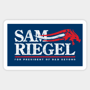 Sam Riegel for President Sticker